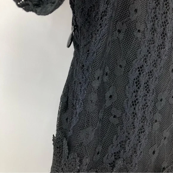 Allison New York Black Eyelet Lace Dress - Picture 12 of 12